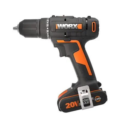 WORX Aku vrtací šroubovák WX108 45Nm 20V, 2*2Ah - Powershare 45900108