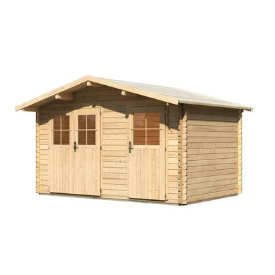 KARIBU HOLZTECHNIK Dřevěný domek KARIBU RADUR 0 (58395) natur LG1776