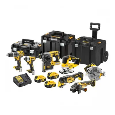 Aku bezuhlíková kombo sada nářadí 18V 3x5,0 Ah XR DeWALT DCK755P3T DCK755P3T