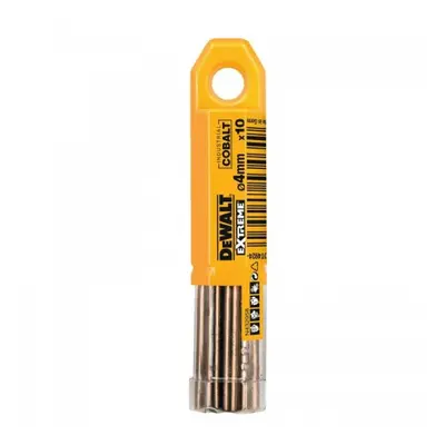 Vrták do kovu HSS-E COBALT 4×75mm (10ks) DeWALT DT4924 DT4924