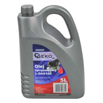 Kompresorový olej L-DAA100 GEKO 5L (3) G82022