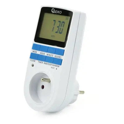 Časovač - LCD spínač zapnutí/vypnutí,Geko G03346 G03346