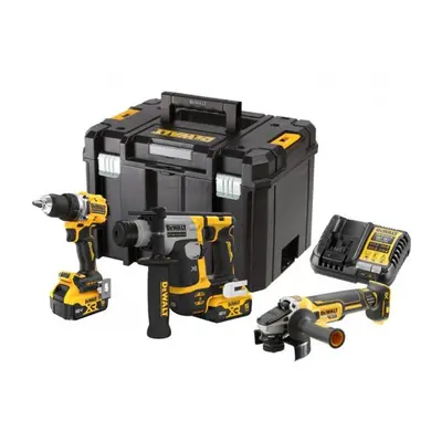 Aku bezuhlíková kombo sada nářadí 18V 2x5,0 Ah XR DeWALT DCK355P2T DCK355P2T