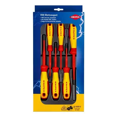 Elektrikářské šroubováky SL/PH/PZ VDE Knipex 00 20 12 V04 (Sada 6 ks) 00 20 12 V04