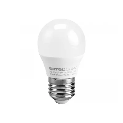 EXTOL LIGHT žárovka LED mini, 5W, 410lm, E27, teplá bílá 43006