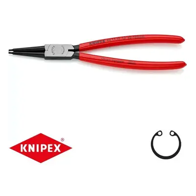 Kleště na pojistné kroužky 225 mm, vnitřní rovné. Knipex - 44 11 J3 - DIN 5265 C. Leštěno, potaž