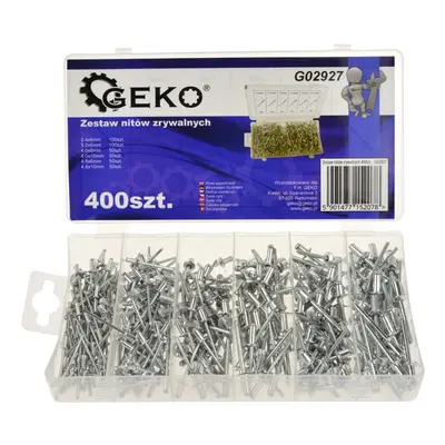 Set 400 nýtů GEKO G02927