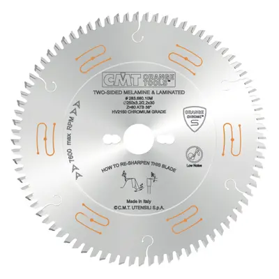 CMT Orange Tools CMT CHROME C283 Pilový kotouč na lamino bez předřezu - D250x3,2 d30 Z80 HW C283