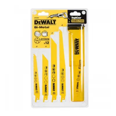 12-ti dílná sada pilových plátků na dřevo a kov DeWALT DT2441 DT2441L