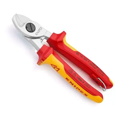 Kabelové nůžky Knipex 95 16 165 T - chromované, vícekomponentní VDE návleky 95 16 165 T