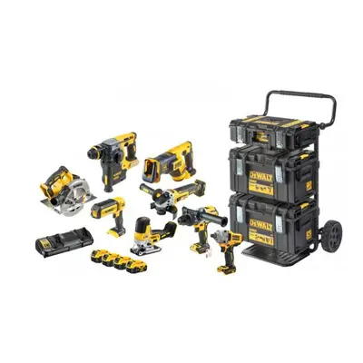 Aku bezuhlíková kombo sada nářadí 18V 4x5,0 Ah XR DeWALT DCK856P4 DCK856P4