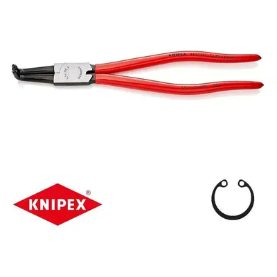 Kleště na pojistné kroužky 300 mm, vnitřní zahnuté. Knipex 44 21 J41 - DIN 5256 D. Leštěno, pota