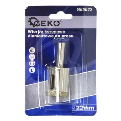 GEKO Diamantový vrták na kameninu 22 mm (1/12/200) G65022