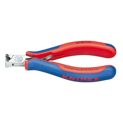 Čelní štípací kleště pro elektroniku 115 mm KNIPEX 64 02 115 - leštěná hlava, vícesložkové návle