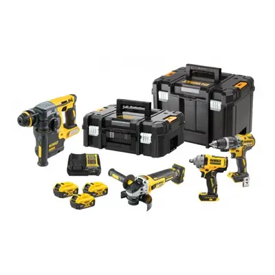 Aku bezuhlíková kombo sada nářadí 18V 3x5,0 Ah XR DeWALT DCK428P3T DCK428P3T