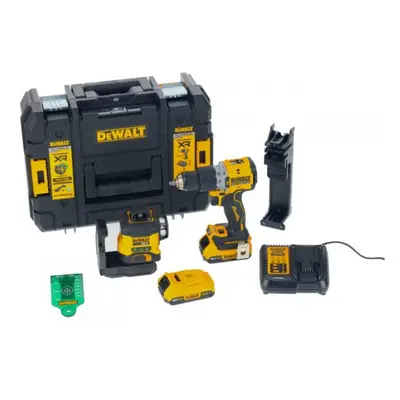 Aku bezuhlíková kombo sada nářadí 18V 2x2,0 Ah XR DeWALT DCK2095D2T DCK2095D2T