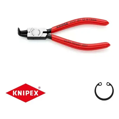 Kleště na pojistné kroužky 130 mm, vnitřní zahnuté. Knipex 44 21 J01 - DIN 5256 D. Leštěno, pota