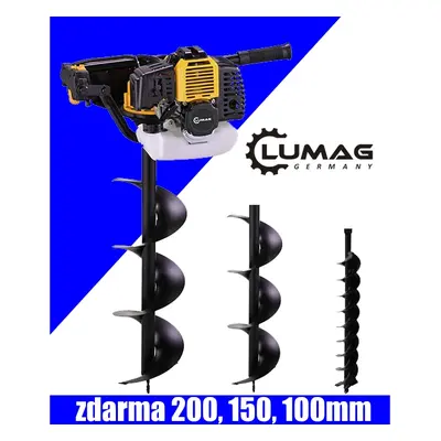 Lumag Germany Půdní, zemní vrták - jamkovač Lumag EB 520G 182237638