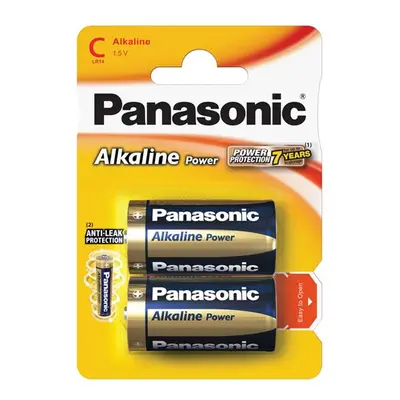 Baterie C (R14) alkalická PANASONIC Alkaline Power 2BP 04270345