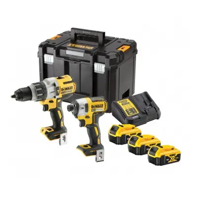 Aku bezuhlíková kombo sada nářadí 18V 3x5,0 Ah XR DeWALT DCK276P3T DCK276P3T