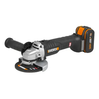 Aku úhlová bruska 125mm WORX Orange WX812, 20V, 1x4.0Ah - Powershare 45900812