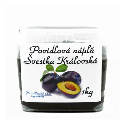 Povidlová náplň Švestka královská 1kg (termostabilní)