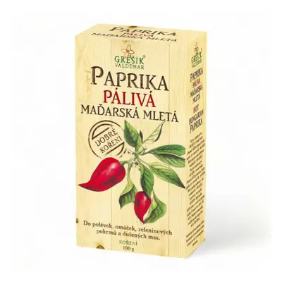 Valdemar Grešík Koření Paprika PÁLIVÁ maďarská mletá 100g