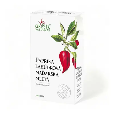 Valdemar Grešík Koření Paprika lahůdková maďarská 100g