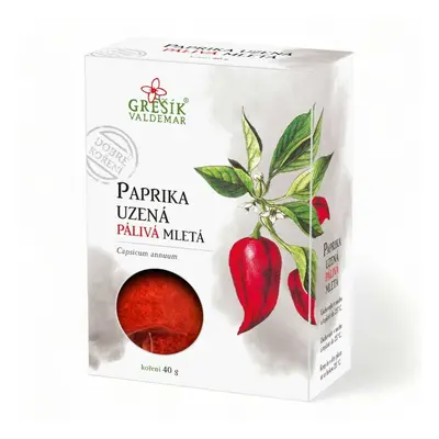 Valdemar Grešík Koření Paprika uzená PÁLIVÁ mletá 40g