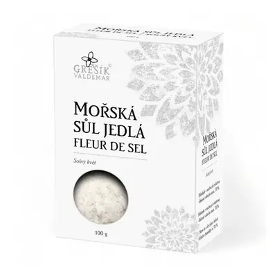 Valdemar Grešík Sůl Mořská jedlá Fleur de sel 100g