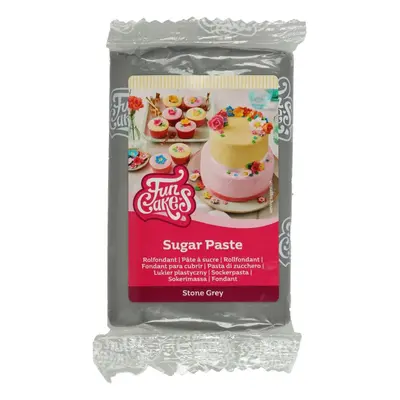 FunCakes Potahovací hmota Šedá 250g