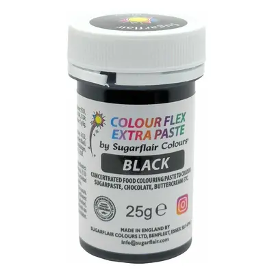 Sugarflair Gelová barva Extra Paste Black