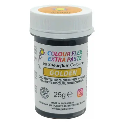 Sugarflair Gelová barva Extra Paste Golden