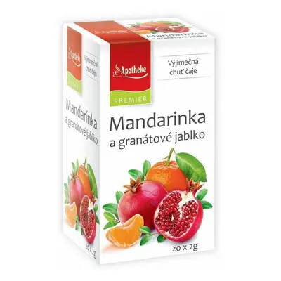 Apotheke ovocný čaj Mandarinka a granátové jablko