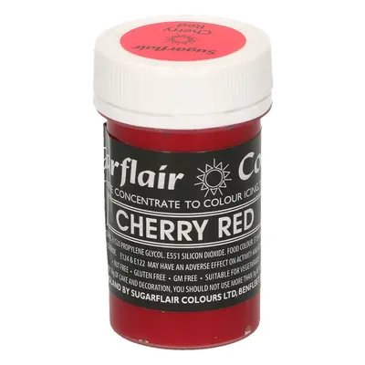 Gelová barva Sugarflair Cherry Red