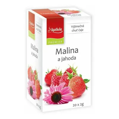 Apotheke ovocný čaj Malina a jahoda