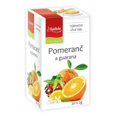 Apotheke Ovocný čaj Pomeranč a guarana