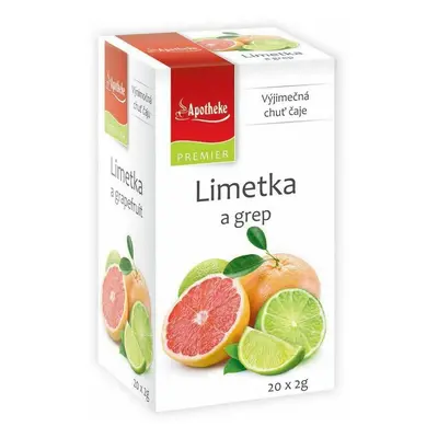 Apotheke Ovocný čaj Limetka a grep