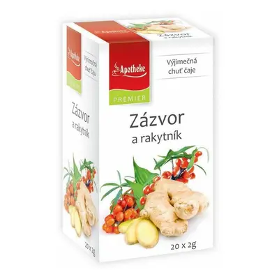 Apotheke Ovocný čaj zázvor a rakytník