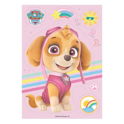 Jedlý papír Paw Patrol Skye silueta