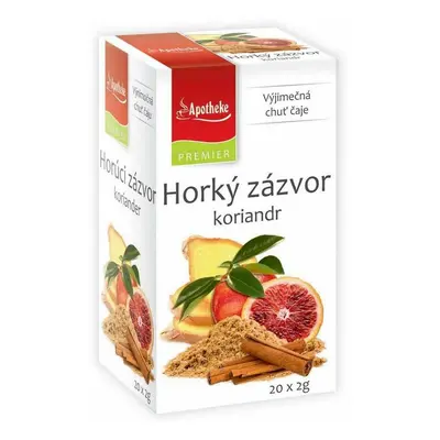 Apotheke bylinný čaj Horký zázvor a koriandr