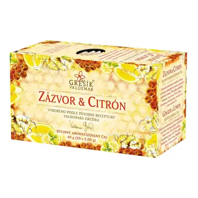 Valdemar Grešík Bylinný čaj Zázvor a citron