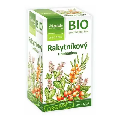 Apotheke BIO Bylinný čaj Rakytníkový s pohankou