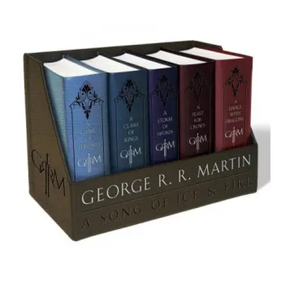 George R. R. Martin's A Game of Thrones Leather-Cloth Boxed Set (Song of Ice and Fire Series)