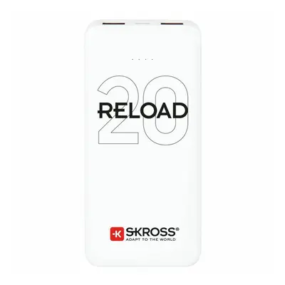 SKROSS Powerbanka Reload 20, 20000mAh, 2x 2A výstup, microUSB kabel