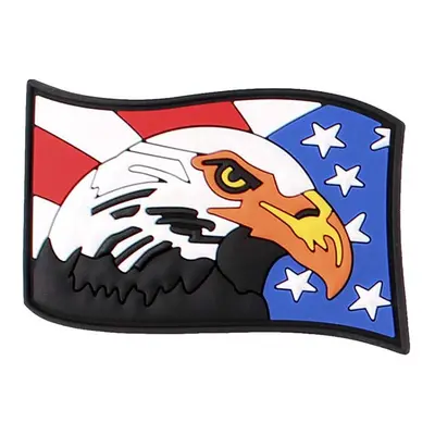 101 INC PVC 3D nášivka "USA eagle" - Barevná