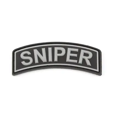 JTG PVC 3D nášivka "Sniper Tab" - černá