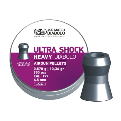 JSB Match Diabolo Diabolky Ultra Shock Heavy 4,50mm (cal .177) / 0,670g - 350ks