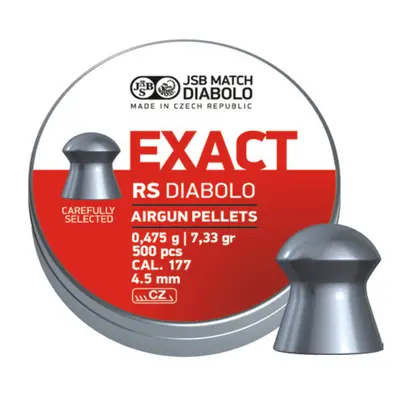 JSB Match Diabolo Diabolky EXACT RS 4,52mm (cal .177) / 0,475g - 500ks