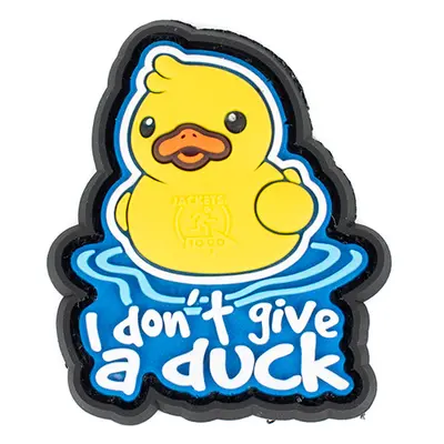 JTG PVC 3D nášivka "I DON´T GIVE A DUCK" micro